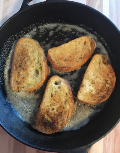 Skillet Toast with Arlotta Olive Oil