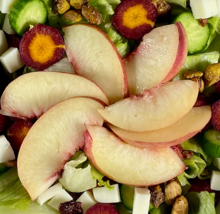 Summer Salad with Peach Balsamic Vinegar