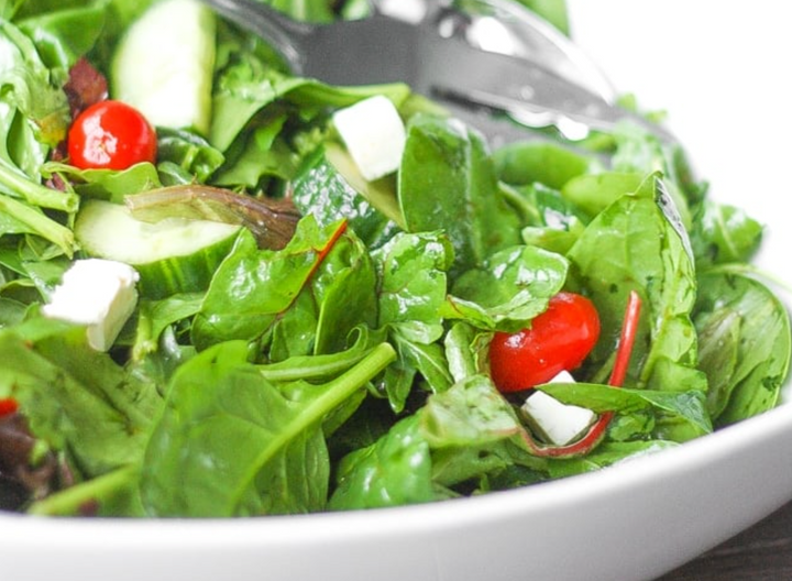 Mixed Greens with Blood Orange Olive Oil Salad